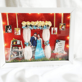 Wedding Miniature Frame - 3d Miniature Frame - Customized Miniature Frames - Best Wedding Gift - Birthday Gifts - Shadow Box Frame - BBD GIFTS